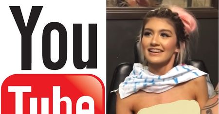 Youtuberka łamie zasady pokazując na filmie piersi