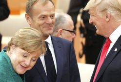 Merkel nie wyłączyła mikrofonu. O tym rozmawiała z Tuskiem i Trumpem