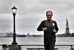 Donald Tusk biega po Nowym Jorku