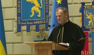 Lwów. Donald Tusk doktorem honoris causa