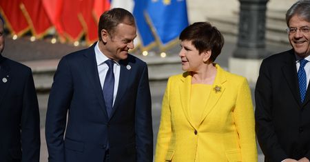Wymiana zdań między Szydło i Tuskiem w Rzymie. Co mówili?