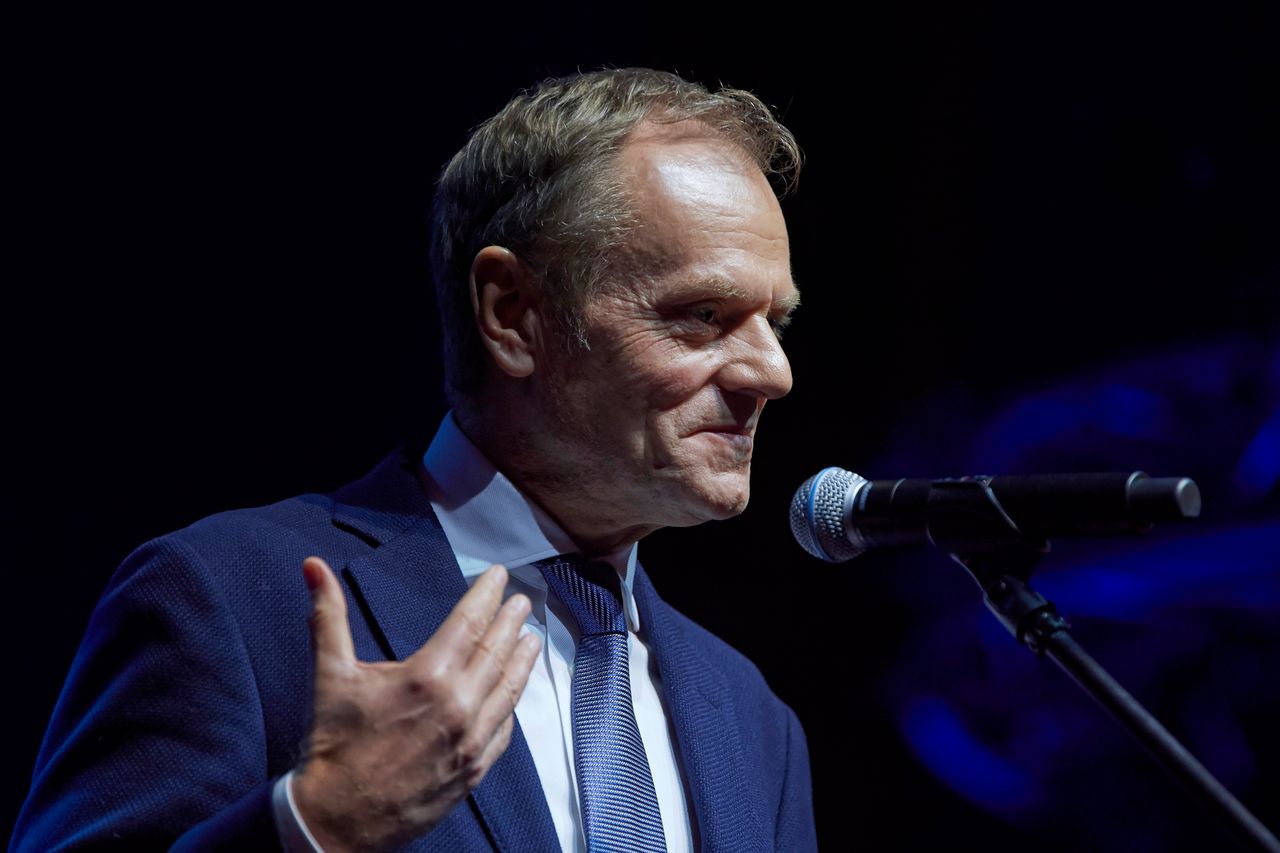 Donald Tusk na Festiwalu Dyplomatycznym. Wygłasza wykład