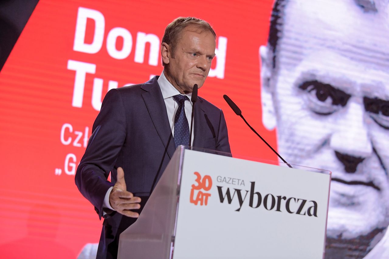 Donald Tusk Człowiekiem Roku "GW". "Nie stać nas na przedłużanie tego konfliktu"