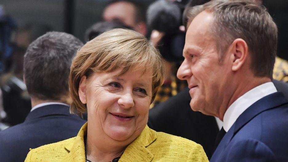 Angela Merkel i Donald Tusk