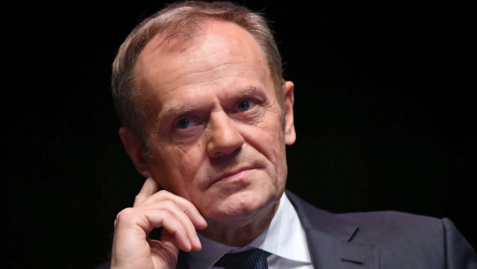 Gdańsk. Przewodniczący Europejskiej Partii Ludowej Donald Tusk podczas promocji swojej książki "Szczerze"