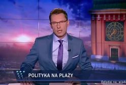 Kuriozalny materiał w "Wiadomościach". TVP ostrzega przed politykami PO na plaży