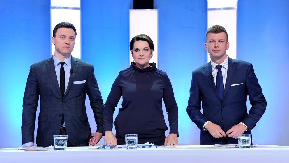 Była jedną z prowadzących debatę kandydatów na prezydenta Warszawy