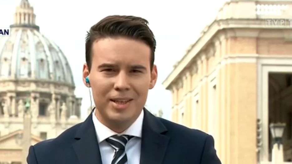 Maciej Sawicki, reporter "Wiadomości" TVP