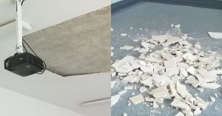 Tynk spadł na uczennice podstawówki w Żukowie. O krok od tragedii