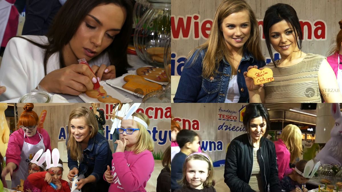 Gwiazdy podczas Wielkanocnej Akcji Charytatywnej Tesco