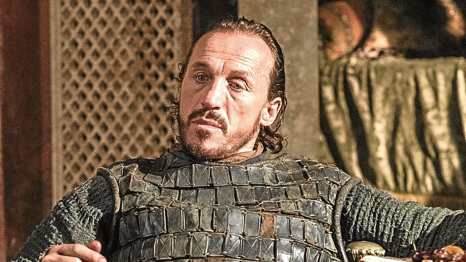 Jerome Flynn jako Bronn w "Grze o tron"