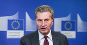 Komisarz UE Guenther Oettinger pesymistycznie o Polsce. "Martwimy się"