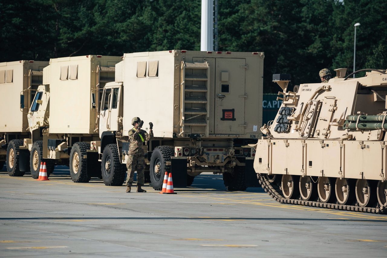 "Majstersztyk" polskiej spedycji. Saksońska policja zatrzymała transport wojskowy