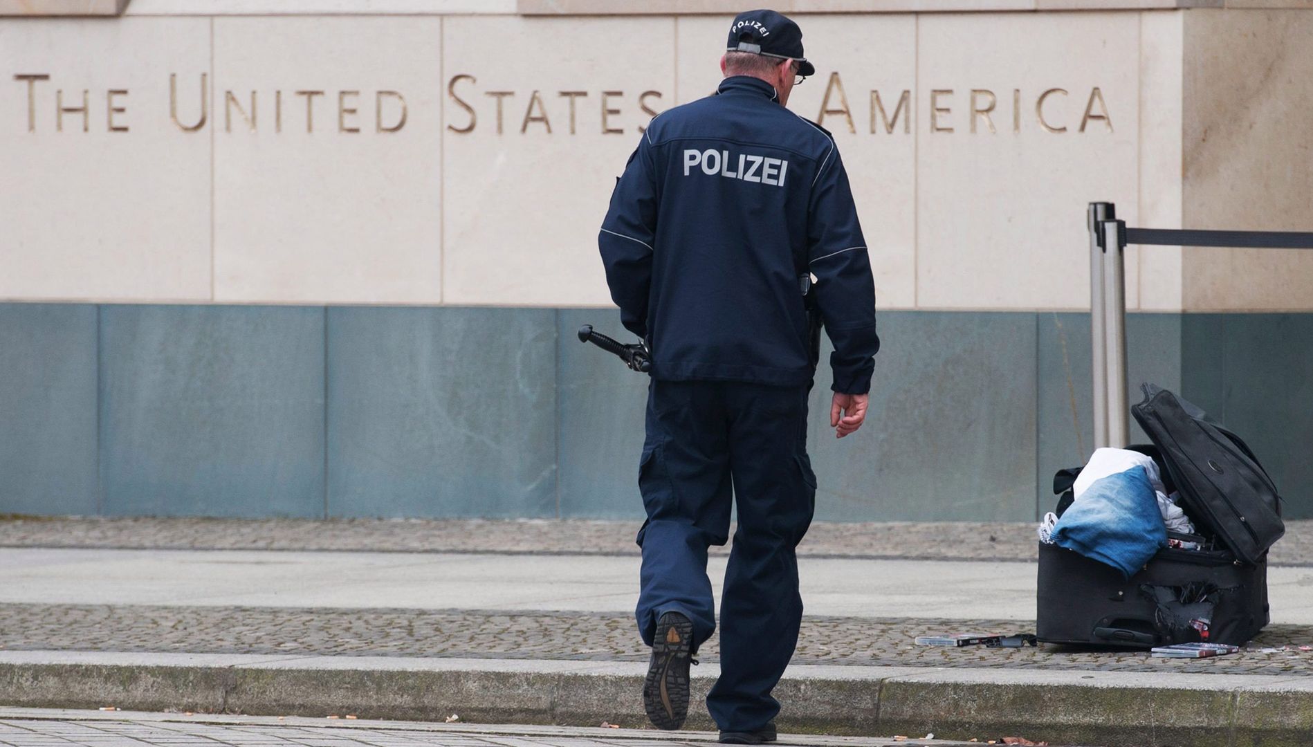 Incydent obok ambasady USA w Berlinie