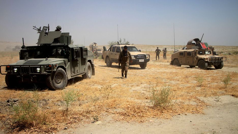 Afganistan. Siły bezpieczeństwa w prowincji Nangarhar, lipiec 2019 r.