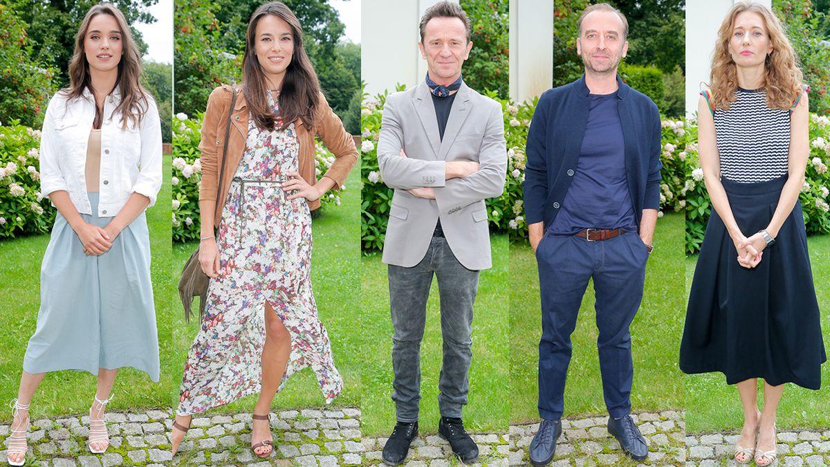 Gwiazdy promują nowy sezon serialu "Usta usta": Paweł Wilczak, Magdalena Popławska, Sonia Bohosiewicz