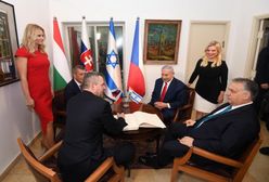Szczyt bez Polski. Fala krytyki pod zdjęciem z rezydencji Netanjahu