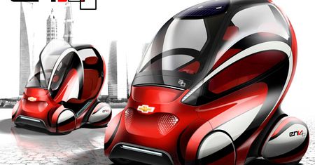 Chevrolet EN-V 2.0: sieciowy samochód przyszłości