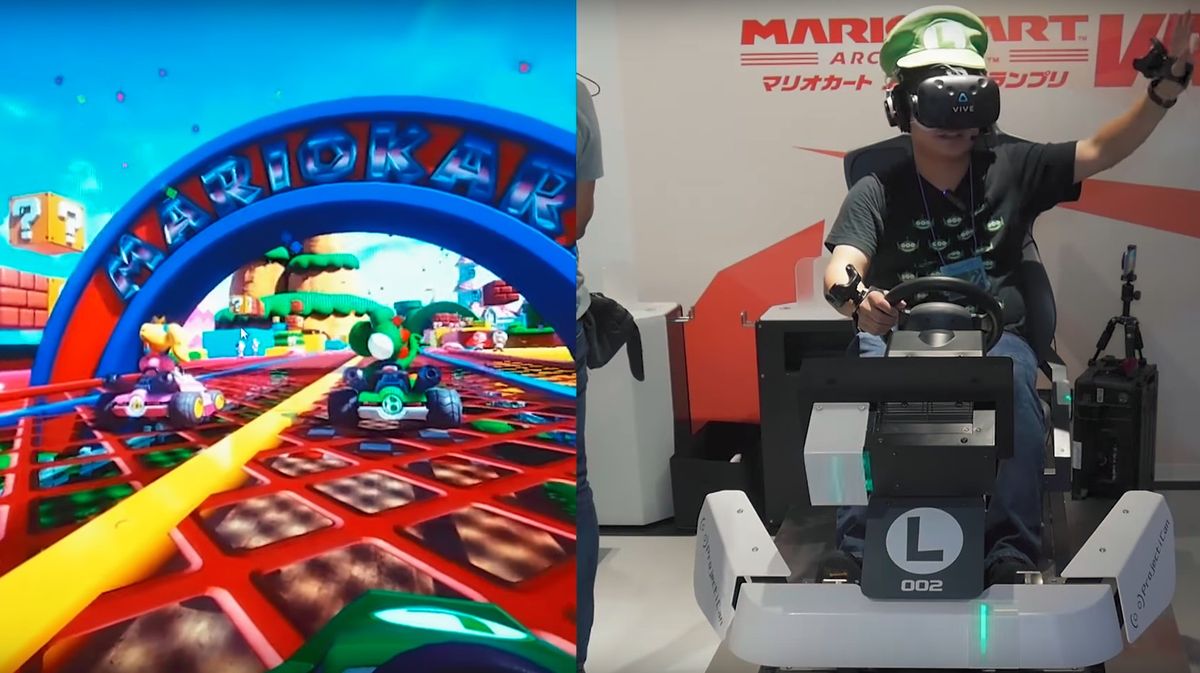 VR jest stworzony do takich gier jak "Mario Kart"