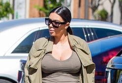 Kim Kardashian w kolejnej ciążowej stylizacji: nadal nie rezygnuje ze szpilek!