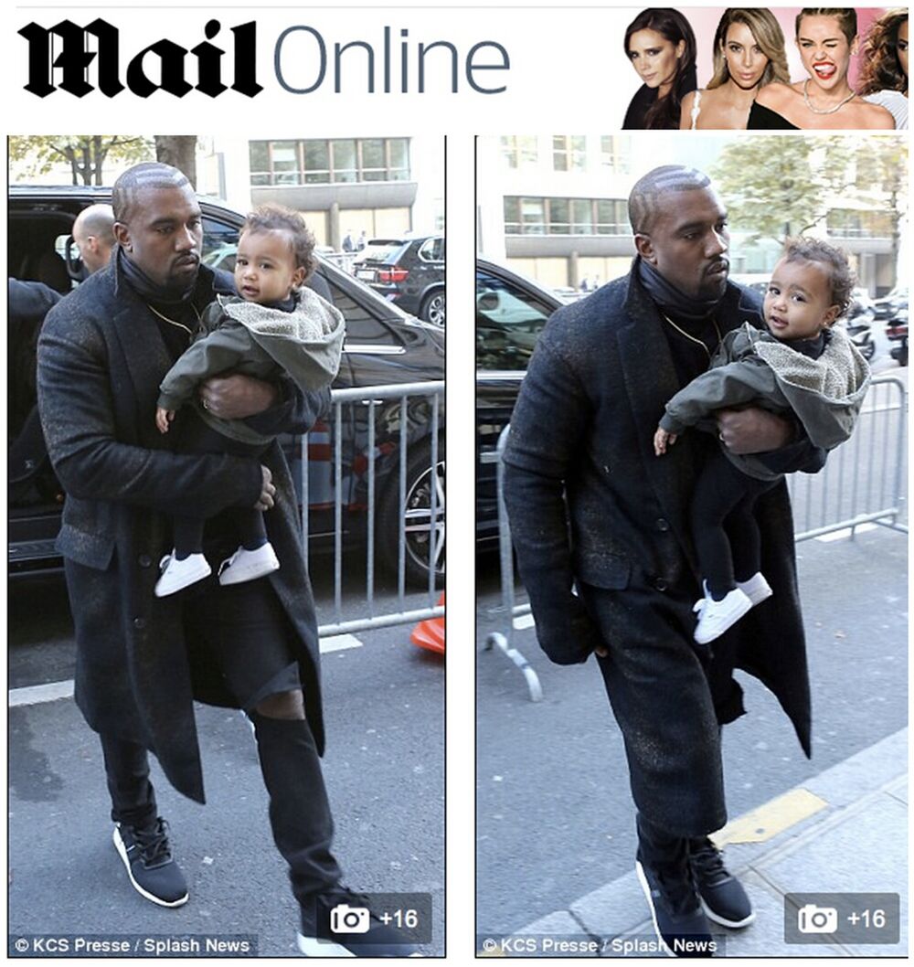 Kanye West, North West
Fotografia: screen z DailyMail.co.uk
