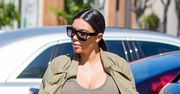 Kim Kardashian w kolejnej ciążowej stylizacji: nadal nie rezygnuje ze szpilek!