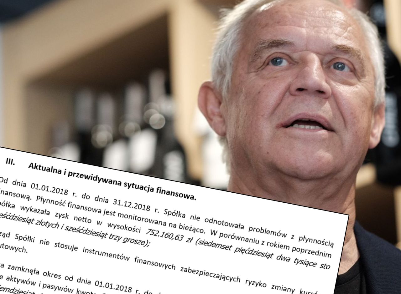 Marek Kondrat i jego winiarski biznes. W rok były aktor pobił wyniki o 300 procent