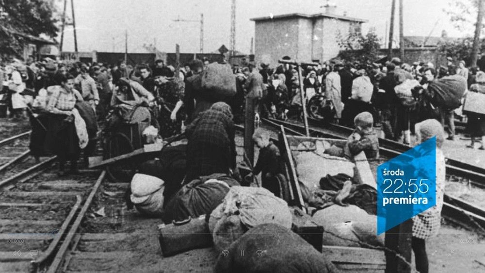 Kadr filmu "Rzeź Woli. Akt oskarżenia"