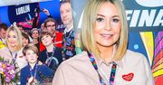 Ciężarna Małgorzata Rozenek wpadła do sztabu WOŚP i skradła całe show swoimi krągłościami