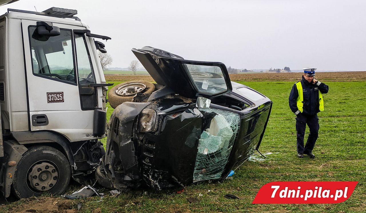 Wypadek między Wyrzyskiem a Łobżenicą