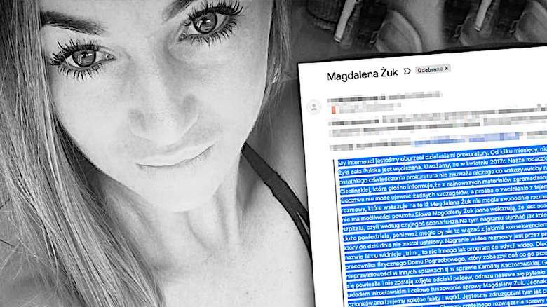 Magdalena Żuk donos w sprawie śmierci Jastrząb Post