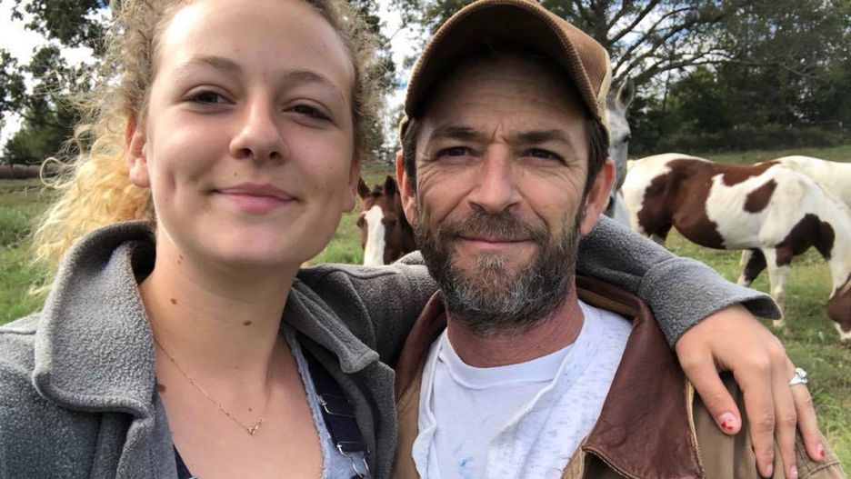  Luke Perry z córką