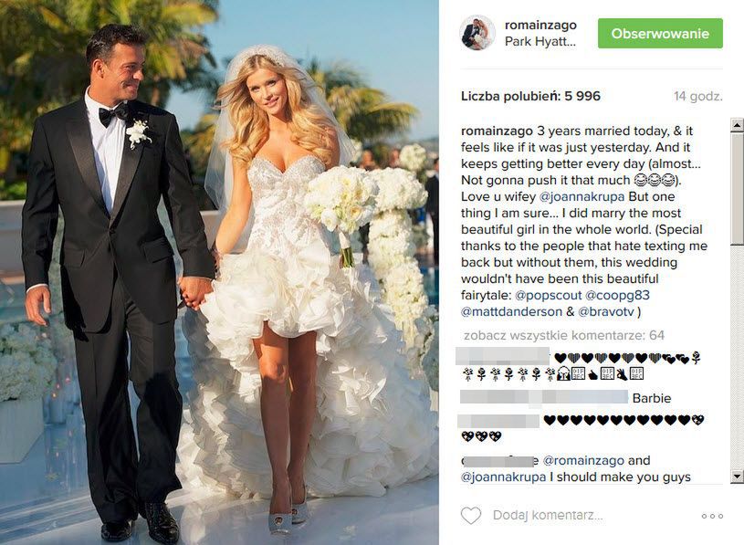 Joanna Krupa i Romain Zago 