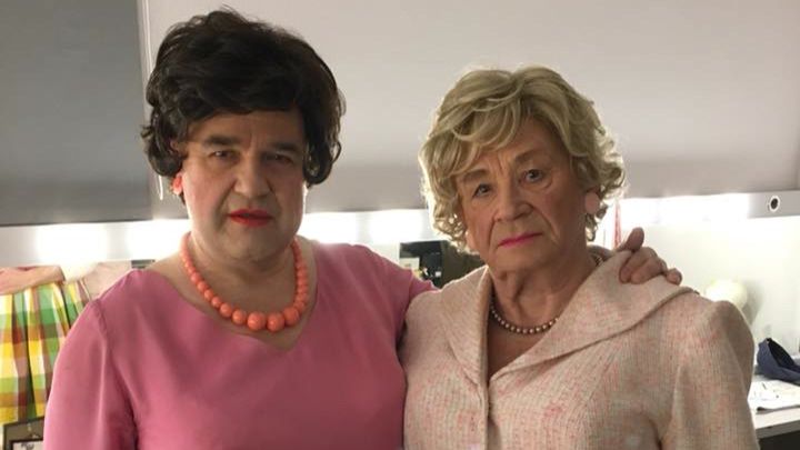 Cezary Żak przed spektaklem "Casa Valentina"