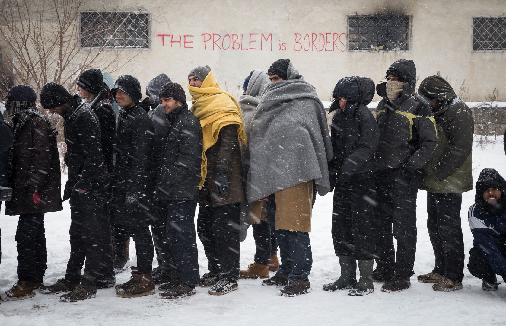 Sroga zima zabija uchodźców w Europie