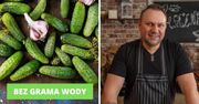 Tomasz Strzelczyk robi ogórki konserwowe bez grama wody w jedną noc. Jego patent to prawdziwa rewolucja