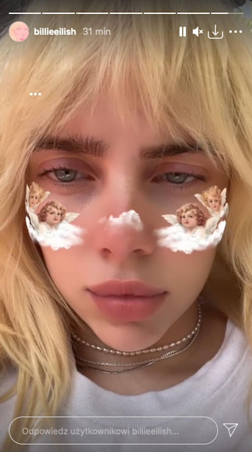 Billie Eilish w blondzie