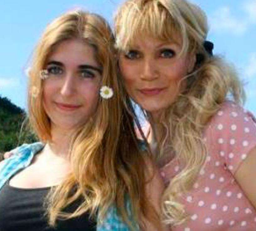 Joanna Naturalny z córką