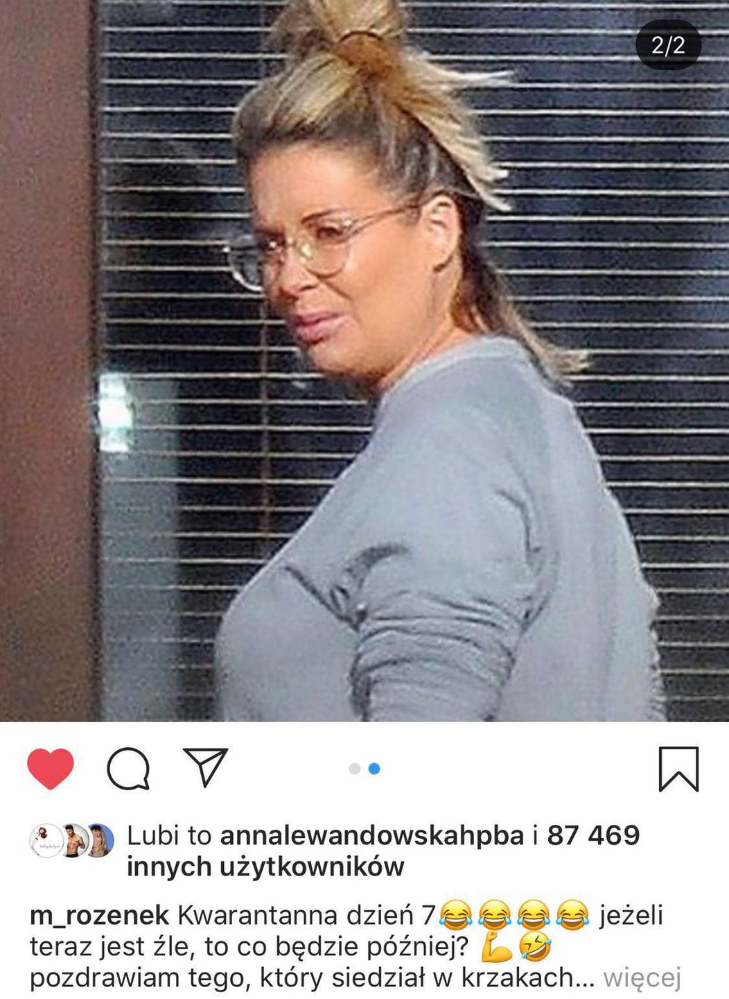 Małgorzata Rozenek podczas kwarantanny