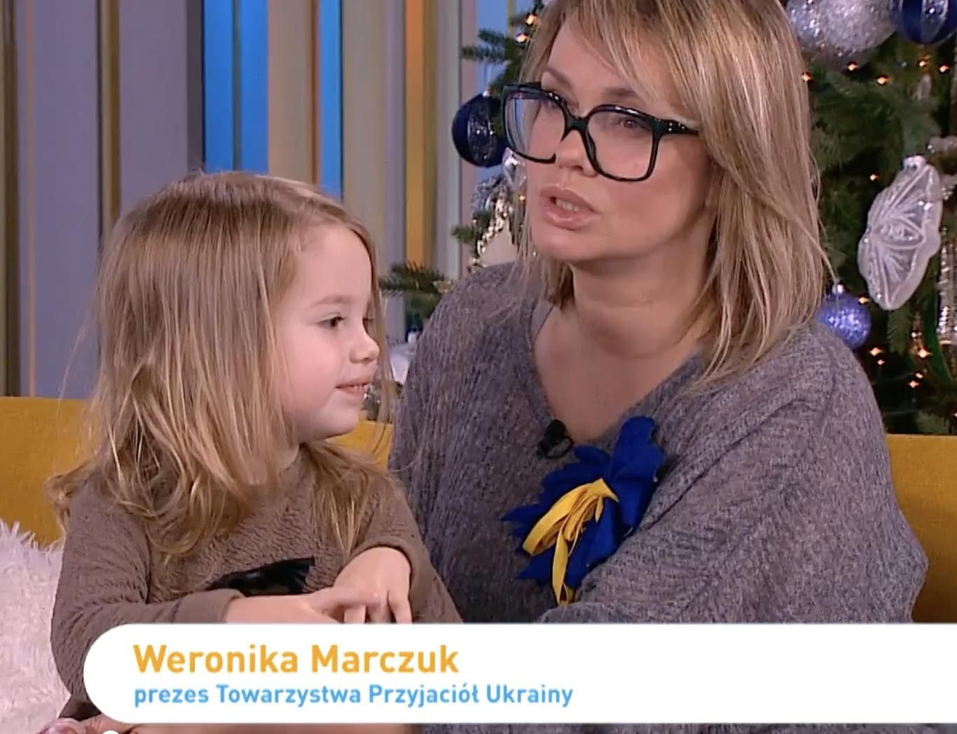 Weronika Marczuk z córką Anią w Dzień Dobry TVN