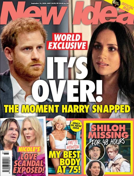New Idea ogłasza koniec małżeństwa Harry'ego i Meghan