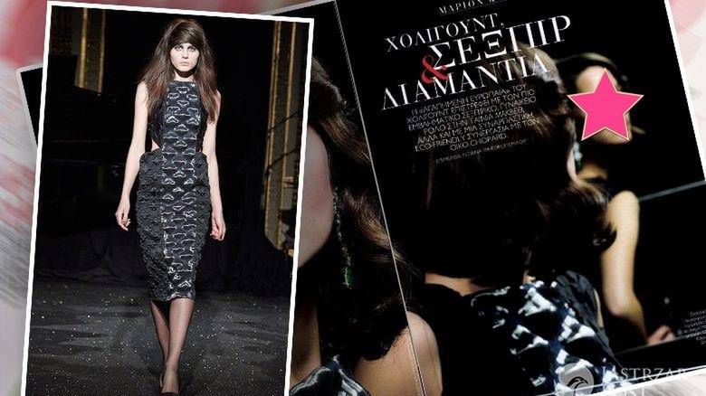 Sukienka Gosi Baczyńskiej w greckim Madame Figaro