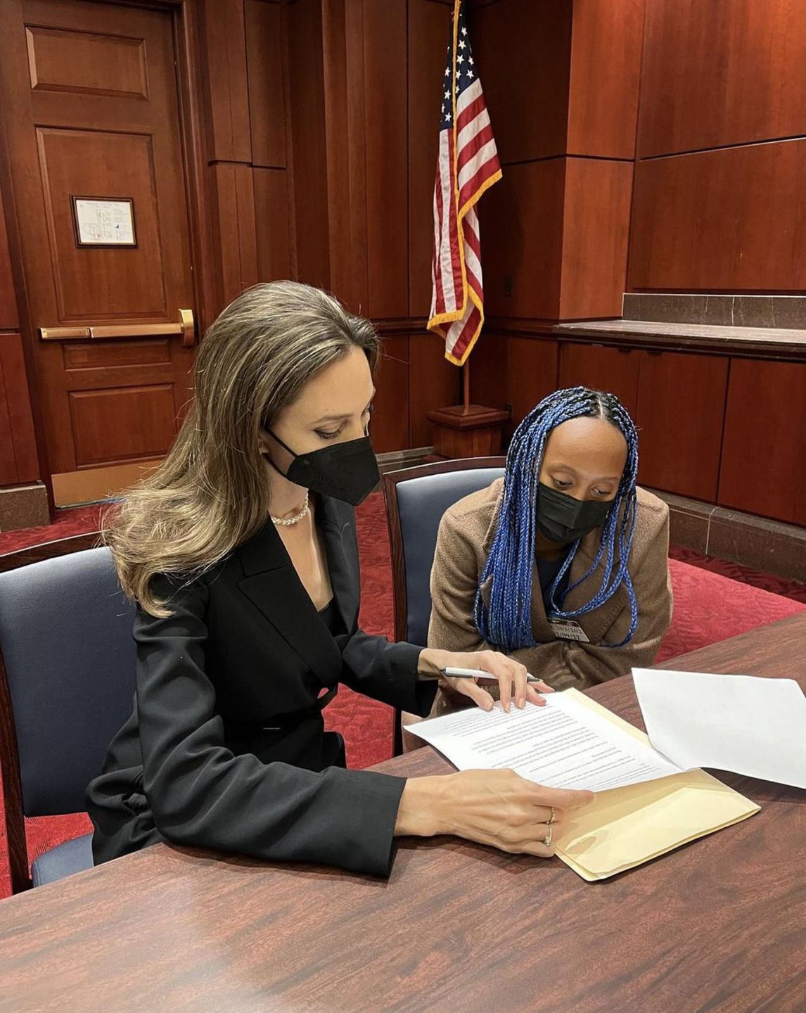 Angelina Jolie i Zahara | fot. Instagram.com/angelinajolie