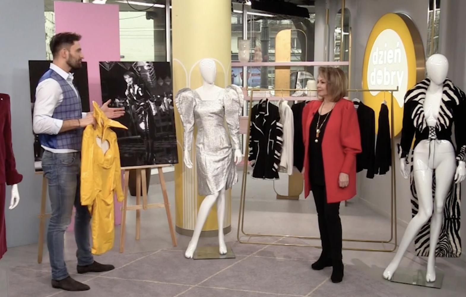 Izabela Trojanowska | projekt: Thierry Mugler | fot. Dzień Dobry TVN