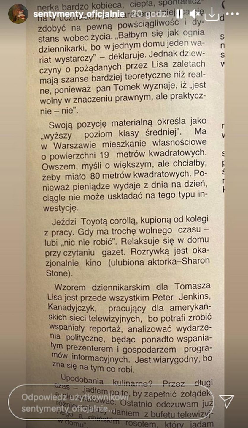 Tomasz Lis w latach 90.