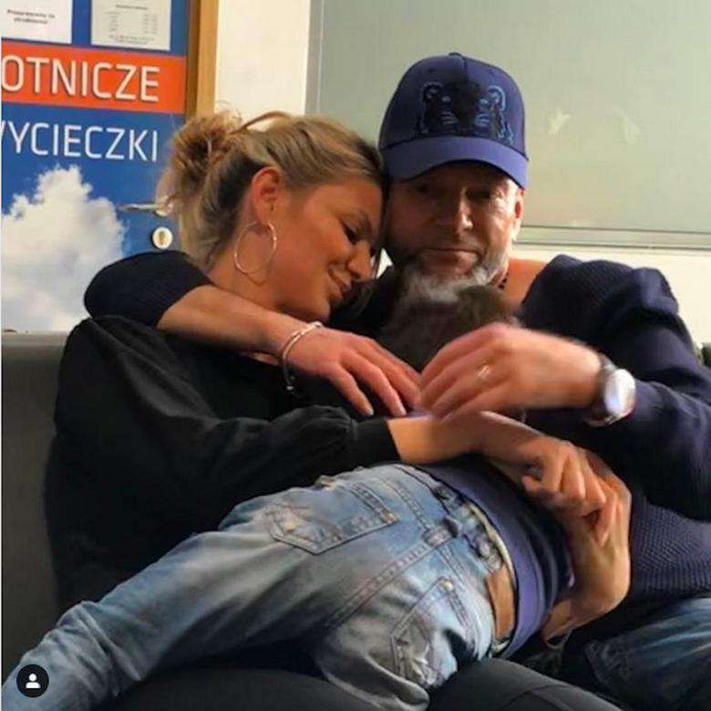 Krzysztof Rutkowski z żoną Mają i synem
