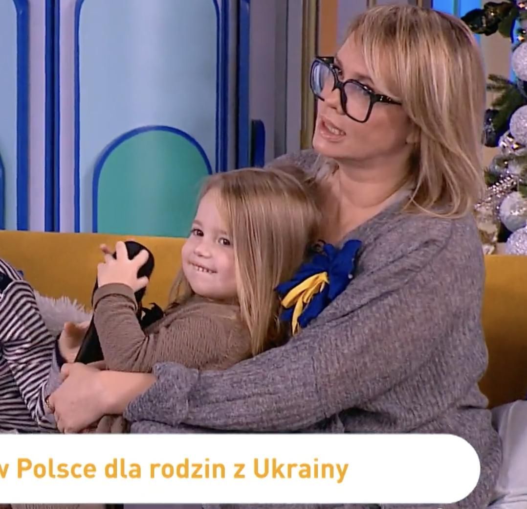 Weronika Marczuk z córką Anią w Dzień Dobry TVN