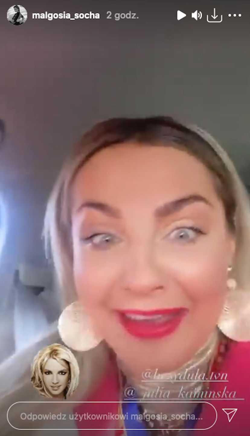 Małgorzata Socha na planie BrzydUli. Violetta Kubasińska-Hu w nowej fryzurze