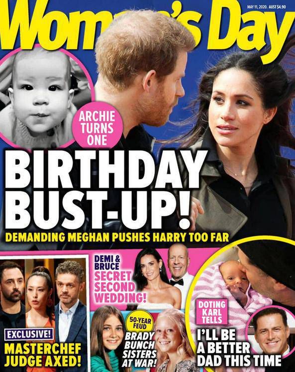 Meghan Markle, książę Harry, Archie na okłace Women's Day