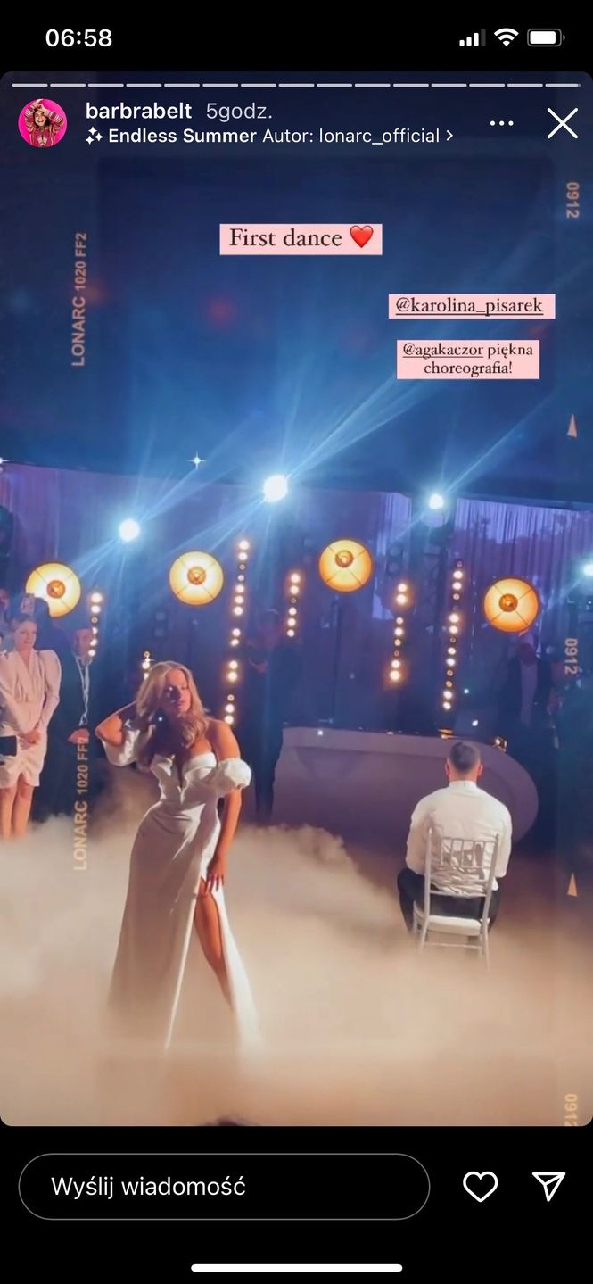 Karolina Pisarek w drugiej kreacji